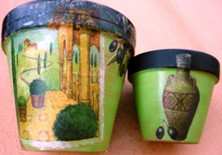 kvetináč set olivas